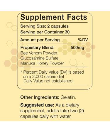 BEE THERAPY X Joint Supplement - Advanced Mobility Support Formula - 60 Capsules - Buy Online on GoSupps.com