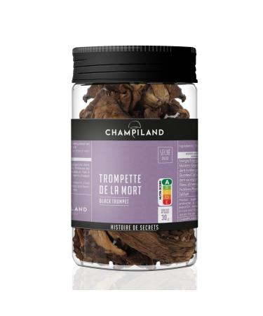Champiland - Dried Death's Trumpet - Selected Wild Mushrooms - Exceptional Flavor - Rich in Protein -
