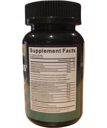 Organic Irish Sea Moss Black Seed Oil Ashwagandha Turmeric Ginger Capsule Bladderwrack Burdock VIT C&VIT D3 Elderberry Manuka Honey Dandelion Yellow Dock Apple Cider Vinegar Halal Vegan - Buy Online on GoSupps.com