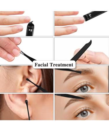 10 in 1 Manicure Set Men Travel Manicure Set Mens Accessories Stainless Steel Nail Clippers Set Pedicure Set Personal Care Kit Nail Grooming Kit Gift for Men Husband Friend Parents Women - Buy Online on GoSupps.com