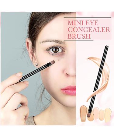 48 Piece Flat Makeup Brushes Set for Concealing, Blending, and Setting - Portable Synthetic Beauty Tools in Black - Buy Online on GoSupps.com