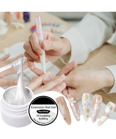  Dubbulon 3D Modelling Gel for Nails 10 ml Non-Sticky Manicure UV Gel for Nails with Solid 3D Modelling for Beginners Manicures Women Girls Daily Use Travel Salon Christmas Wedding Party - Buy Online on GoSupps.com