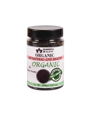 Blessfull Healing Organic Til (Sesame Seeds) 200 Gram Airtight Container (Packing May Vary) 200 Gram 7.05 oz