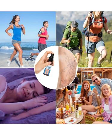  Davivian Varicose Vein Reducing Spray Varicose Vein Spray for Legs 30ml Soothing Solution for Calf Swelling for Women and Men's Legs - Buy Online on GoSupps.com