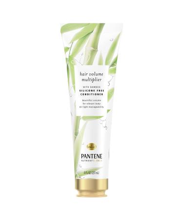 Pantene Nutrient Blends Hair Volume Multiplier Silicone Free Bamboo Conditioner For Fine Thin Hair 8.0 Fl oz 6.257 Fl oz