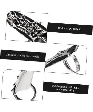 Holibanna Halloween Nails Sticker Spider Nail Ring Miss Full Cover Vampire Alloy Gothic Vampire Nails - Buy Online on GoSupps.com
