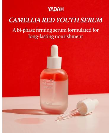 YADAH Camellia Red Youth Serum - Wrinkle Care & Firming Facial Serum with Bakuchiol & Camellia Oil Hydrating Treatment for All Skin Types - 1.01fl oz - Buy Online on GoSupps.com