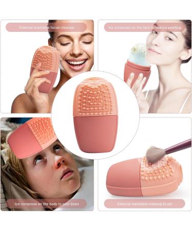 Ice Face Roller Ice Roller for Face Silicone DIY Cooling Cleaning Massaging Face Roller Contrast Color Food Grade Multifunctional Skin Care Ice Roller - Buy Online on GoSupps.com