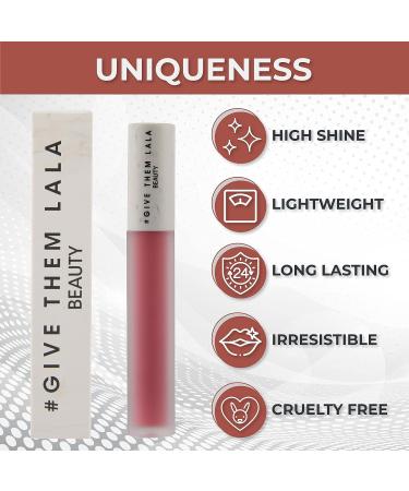 GIVE THEM LALA Calm Down Lip Gloss - High Shine, Full Coverage Pigmented Hydrogloss Lip Makeup - Long Lasting, Lightweight & Cruelty-Free Lip Color - Buy Online on GoSupps.com