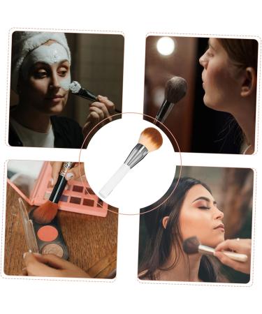 Housoutil Makeup Brush Foundation Brush Blending Makeup Foundation Empty Bottle Powder Brush Concealers Brush Blush Brush Tool Miss Wooden Handle White Fluffy - Buy Online on GoSupps.com