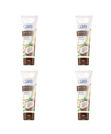 Buy 4 x Avon Care Restoring Moisture Coconut Oil Hand Cream 75ml - Intense Hydration for Dry Skin Worldwide Shipping - Buy Online on GoSupps.com