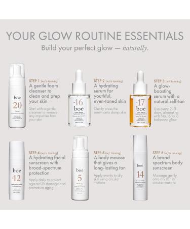 Bo No.3 Self Tanning Lotion - Fast-Drying Streak-Free Gradual Tan Moisturizer for Natural-Looking Glow - Hydrating Tan Lotion that Boosts Collagen & Skin Elasticity Sensitive Skin Safe 200mL - Buy Online on GoSupps.com