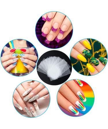 100 Pieces Nail Extension Silk Fiberglass - Non-woven Fibreglass Nail Wrap for Nail Art - Buy Online on GoSupps.com