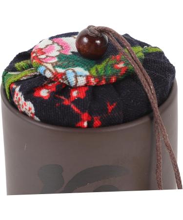 Zerodeko 1pc Office Tea Sealed Canister Sealed Container Tea Jar Food Storage Can Tea Coffee Vintage - Buy Online on GoSupps.com