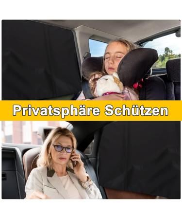 Lechin Magnetic Sun Protection Car Baby Curtain - UV & Heat Shield for Children - 2 Pieces for Side & Rear Windows - Buy Online on GoSupps.com