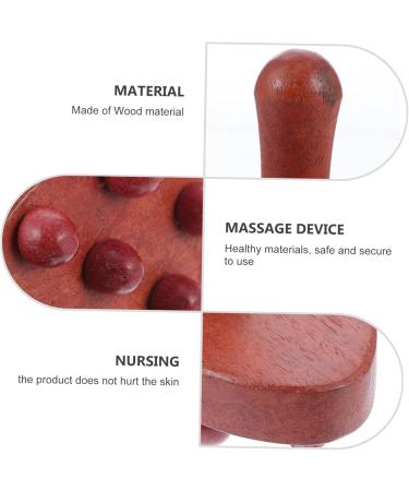 Durable Wooden Particle Massager for Body & Spine | Practical Gua Sha Board | 1pc Massage Roller - Buy Online on GoSupps.com