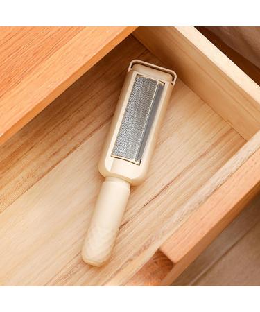 Portable Pet Hair Remover Roller - 100g Reusable Lint Roller for Couch Car Carpet & Furniture - Efficient Pet Hair Removal Tool in Yellow - Buy Online on GoSupps.com