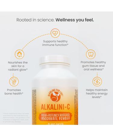 Alkalini-C Buffered Vitamin C Powder - Potent Natural L-Ascorbate VIT C Powder-Corn Free Non GMO VIT C - Fully Buffered Fully Reduced for Enhanced Absorption - Immune Support Supplement (8oz) 8 Ounce (Pack of 1) - Buy Online on GoSupps.com