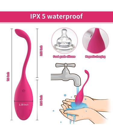 Silicone Pelvic Exercise Trainer with App Control & Multiple Modes for Women - Red - Buy Online on GoSupps.com