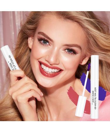 Long-Lasting High-Gloss Lip Stain | Moisturizing Sweatproof & Weld-Resistant - Teksome D: 4# - Perfect for All Skin Types - Buy Online on GoSupps.com
