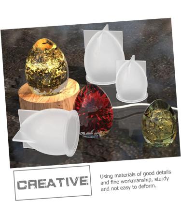Alipis 3pcs Egg Night Light Mold Epoxy Silicone Molds Candle Silicone Mold Craft Making Mold Star Ball Soft - Buy Online on GoSupps.com