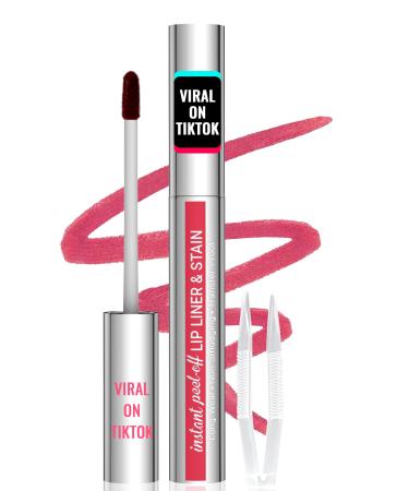 iMethod Lip & Stain Doublure et teinture naturelles durables imperm ables faciles utiliser restent en place toute la journ e rose Magnifique rose 840