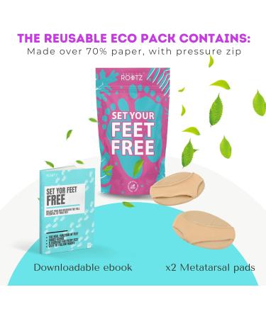 Buy Silicone Gel Metatarsal Pads | Forefoot Pain Relief Cushions for Heels | Perfect for Men & Women | Skin Color Size Small (5-8 - Buy Online on GoSupps.com