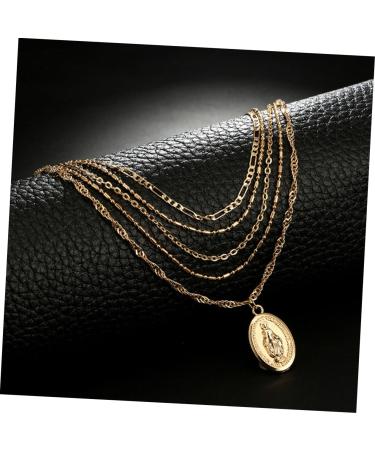 Yardenfun 5 J Necklace for Women Womens Necklace Lady Necklace Choker Necklace Collar Gem Miss Golden Necklace - Buy Online on GoSupps.com