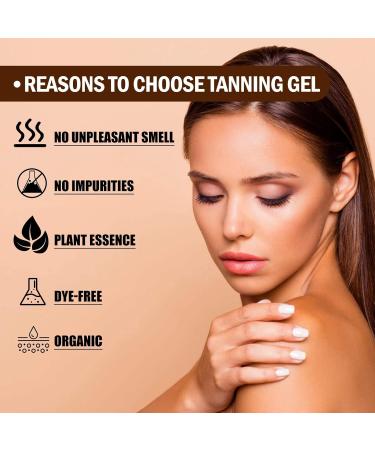 Intensive Tanning Gel Intensive Tanning Gel Intensive Tanning Natural Tanning Accelerator Cream Gel Tanning Accelerator Cream Brown Tanning Cream for Sunbeds & Outdoor Sun 150g - Buy Online on GoSupps.com