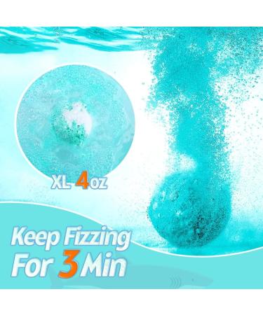 2023 Bath Bombs for Kids with Surprise Toys - Handmade Fizzies with Funny Ocean Toys - Natural & Organic Bath Balls Kit for Girls & Boys - Buy Online on GoSupps.com