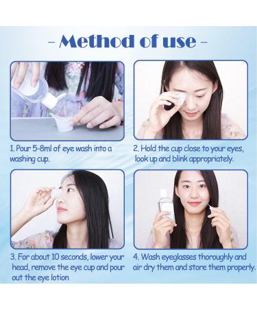 Buy XPOOS GCEA 4 Eyewash Cups - Durable Acrylic Fast International Shipping - Buy Online on GoSupps.com