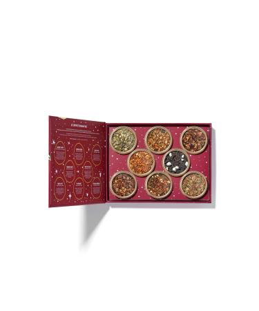 Panda tea - Coffret 8 Bo tes de Th s et Infusions en Vrac - Coffret cadeau offrir (assortiment festif) - Th Noir Rooibos - Idee Cadeau offrir