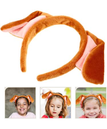 TOVINANNA 1pc Puppy Headband Girls Dresses Clothing Keychain Accessories Hijab Golden Puppy Ears Dog Ear Hair Hoop Cloth Headdress Cosplay Hairband Cartoon Hair Hoop Pointy Fabric Ear Cuffs One Size Yellow - Buy Online on GoSupps.com