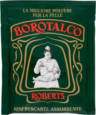 Italian Gourmet E.R. Roberts Borotalco Pack of 20 Refreshing Absorbent Powders 100g + Gourmet Italian Polpa 400g