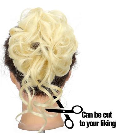 Hair Bun Hairpiece for Women Messy Bun Hair Piece for Women Tousled Updo Hair Bun Extensions Synthetic Elastic Band Hair Chignon Wavy Curly Ponytail Hairpieces for Daily Wear Hair Chignons(Q40 60) - Buy Online on GoSupps.com