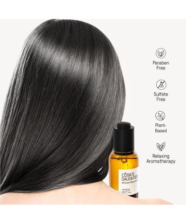 COBA S DAUGHTER Hair Serum for Dry Damaged Frizzy Hair | Nourishing UV & Heat Protection | Argan Jojoba & Inca Inchi Oils | Lavender Infused Shine - 1.69 oz - Buy Online on GoSupps.com