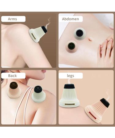 Maxant Portable Moxibustion Kit - 6-Piece Smoke-Free Home Moxa Box for Pain Relief with 60 Rolls of Small Moxa Rods - Ideal for Boxing and Therapeutic Use (White) - Buy Online on GoSupps.com