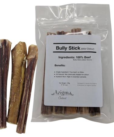 Natural Bully Sticks (Mild Odour) - 170g - Buy Online on GoSupps.com