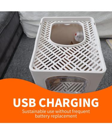 ALL FOR PAWS Cat Litter Deodorizer Smart Pet Odor Eliminator Automatic Pet Odor Eliminator Unscented Dust-Free Versatile Function to Purify Odors from Pet House Toilet Wardrobe USB Powered - Buy Online on GoSupps.com