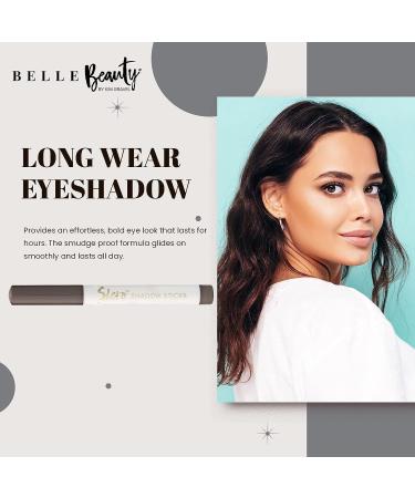 Belle Beauty by Kim Gravel Shero Shadow Stick in Stella Grey - Bold and Stunning Eye Shadow - Buy Online on GoSupps.com
