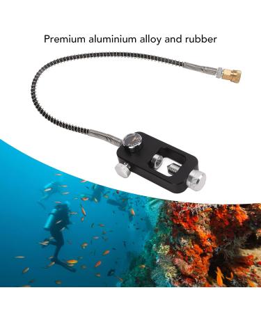 Sougan Diving Tank Refill Adapter | Aluminium Alloy Scuba Valve with Gauge Hose | Portable Yoke Station for Oxygen Cylinder Equipment - Buy Online on GoSupps.com