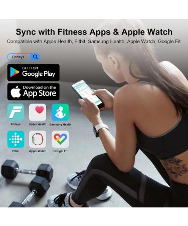 Healthkeep Body Fat Scale with Large VA Display 15 Body Datas with Heart Rate Smart Weight Scale Compatible with iOS & Android Max 400lb/180kg/28st 28cm White - Buy Online on GoSupps.com