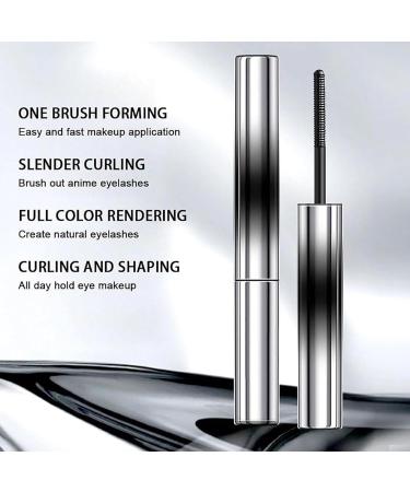 Arlio Iron Wand Mascara Vivavogue Lash 3D Curling Eyelash Iron Mascara Arlio Non-Smudging Mascara Waterproof Long Lasting Mascara Volume and Length (Black+Brown) - Buy Online on GoSupps.com