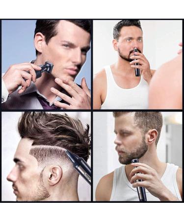 4-in-1 Electric Nose & Ear Hair Trimmer | Easy Clean Detachable Head | Precision Grooming Tool for Men & Women - Buy Online on GoSupps.com