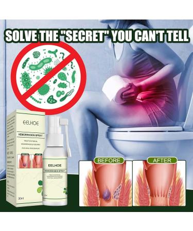 Hemorrhoids Relief Spray 30ml - Soothes Swelling, Anti-Itch, Anal Soothing - Body Care - Buy Online on GoSupps.com