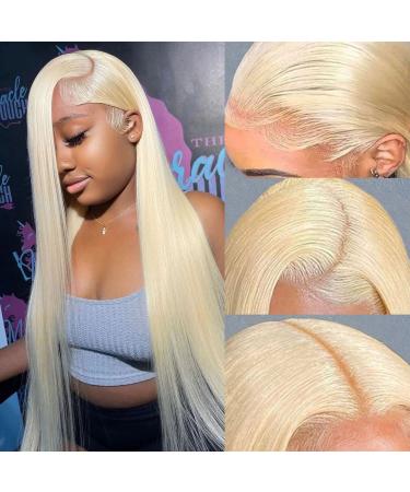 AILICEEHR 613 Blonde Human Hair Wig 20 HD Lace Frontal | Pre Plucked Glueless Wig for Women - Buy Online on GoSupps.com