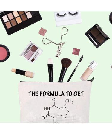 FOTAP Coffee Girl Gift Coffee Lover Gift Caffeine Molecule Zipper Pouch Coffee Junkie Gift Coffee Energy Bag Gift For Boss Lady Boss Coworker FORMULA Bag - Buy Online on GoSupps.com