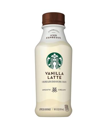 Starbucks Iced Espresso Vanilla Latte 14oz Bottles (8 Pack) - Buy Online - Buy Online on GoSupps.com