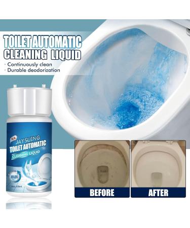 2 Pcs Toilet Automatic Cleaning Liquid Toilet Cleaner Gel Super Powerful Touch Free Fizzy Foam Toilet Cleaner Aroma Toilet Cleaner Non-Toxic Formula - Buy Online on GoSupps.com