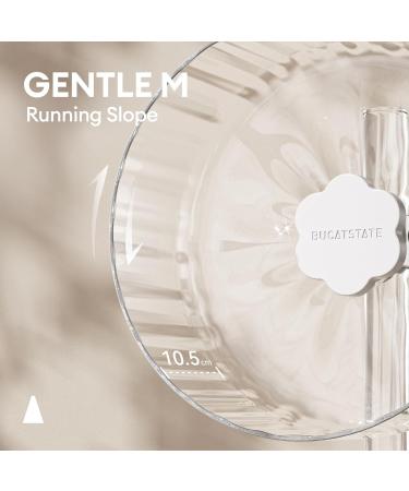 Super-Silent 26cm Hamster Exercise Wheel for Small Pets | BUCATSTATE Starlight-2.0-Transparent - Buy Online on GoSupps.com